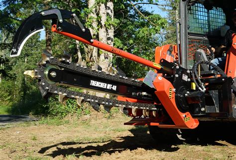 trencher attachment for skid steer|kubota skid steer trencher attachment.